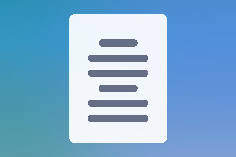 Abstract illustration for Word to PDF